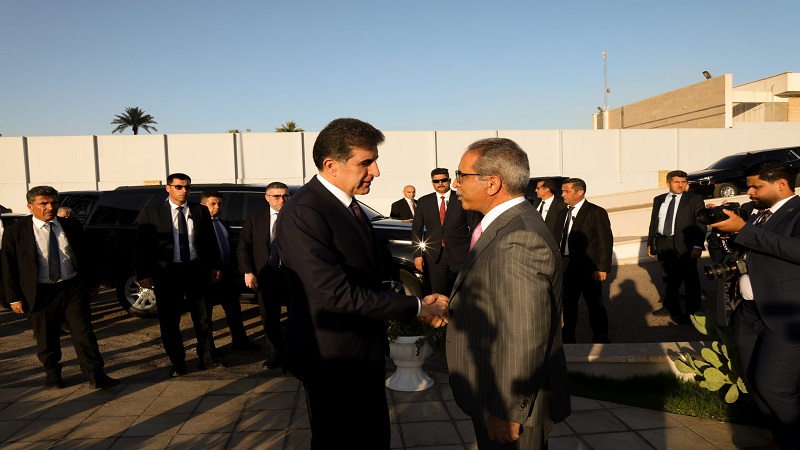 کۆبوونەوەکانى سەرۆکى هەرێمى کوردستان لە بەغدا دەستیپێکرد